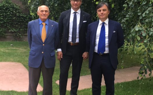 Dr. Aldo Romanini (Segretario Generale Assimpresa), Dr. Antonio Fortuna (Presidente Assimpresa) e Dr. Francesco Tonini (Managing Director Tonini Finance)